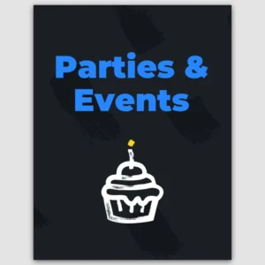 Parties and Events Sign