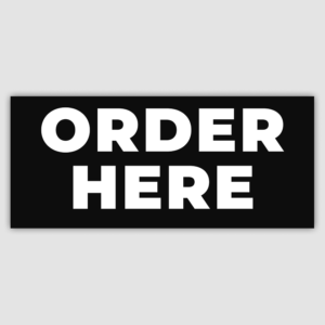 Order Here Sign