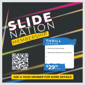 Slide Nation Membership Napkin Insert - Thrill Level