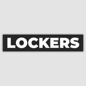 Lockers Sign