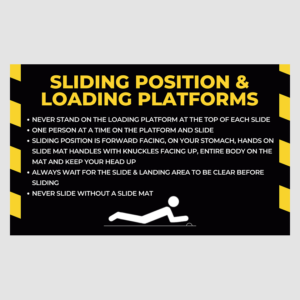 Loading Platform & Slide Position Signs
