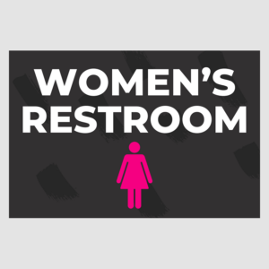 Women's Restroom Sign