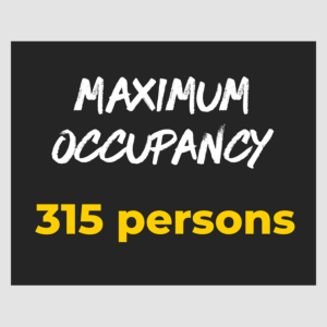 Maximum Occupancy Sign
