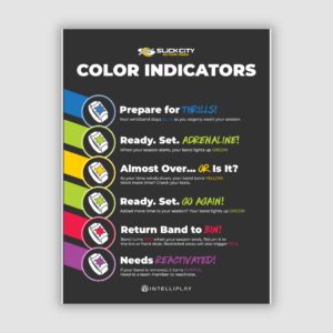 Intelliplay Color Indicator Sign