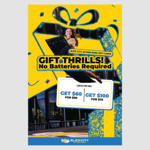 Holiday Gift Card Window Cling/Poster