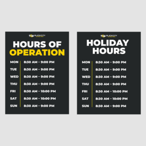 Hours of Operation